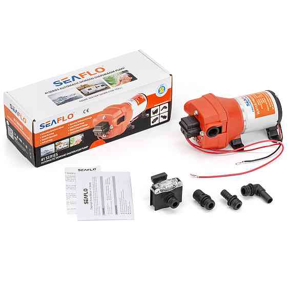 Автоматична діафрагмова помпа SEAFLO SFDP1-027-017-41 10 л/год 12 В Київ