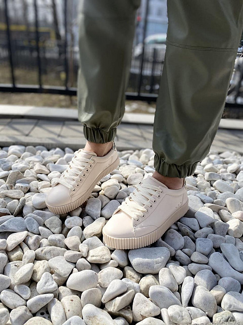 Vices Кросівки жіночі VICES 7170-14 бежеві (весна-осінь, еко-шкіра) (1473) 37р.38р.39р.40р. Коломыя - изображение 2