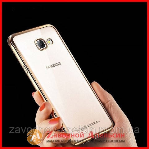 Samsung A5 A510 2016 чехол Electroplating gold Одесса - изображение 1