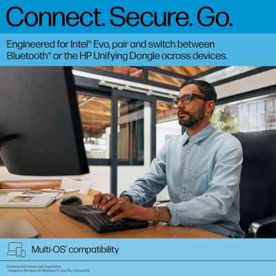 Клавиатура HP 680 Comfort Dual-Mode UA Black (8T6L8AA) Винница