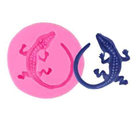 Молд силиконовый Ящерица 67 мм розовый Киев