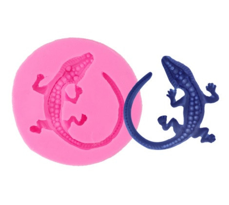 Молд силиконовый Ящерица 67 мм розовый Киев - изображение 1