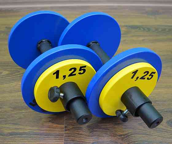 Гантели наборные 2 по 10 кг Гантели, гири, штанги и диски металлические Киев