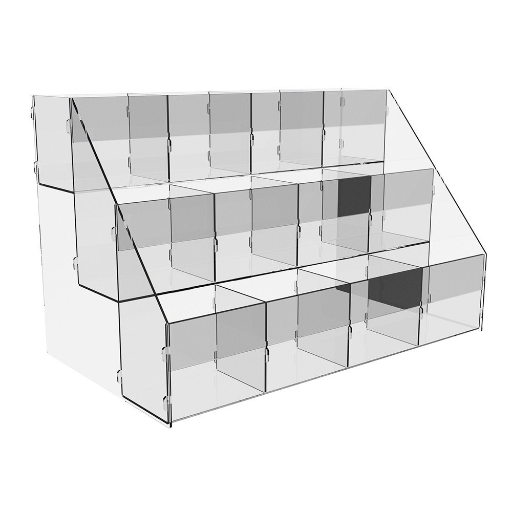Подставка EKOSTAR для ручек и карандашей 3 яруса 12 ячеек 248х390х223 Киев - изображение 3