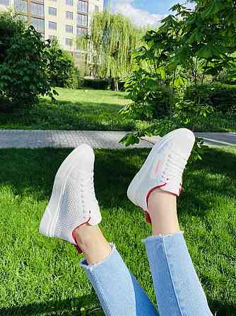 Kentro Кросівки жіночі KENTO 1530 білий/червоний (весна-літо, шкіра натуральна) (3502) Коломия