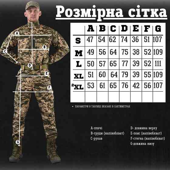 Тактичний костюм 5в1 втомливий піксель cinque РН3686 Київ