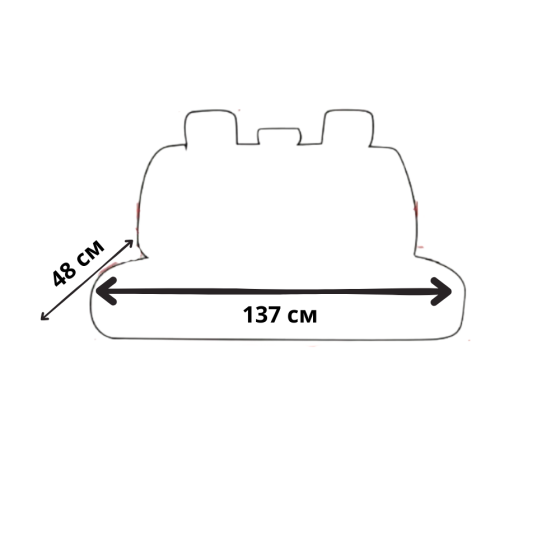Комплект автомобільних накидок з підігрівом для сидінь 3в1 універсальні в машину від прикурювача 12В, колір коричневий Кам'янець-Подільський