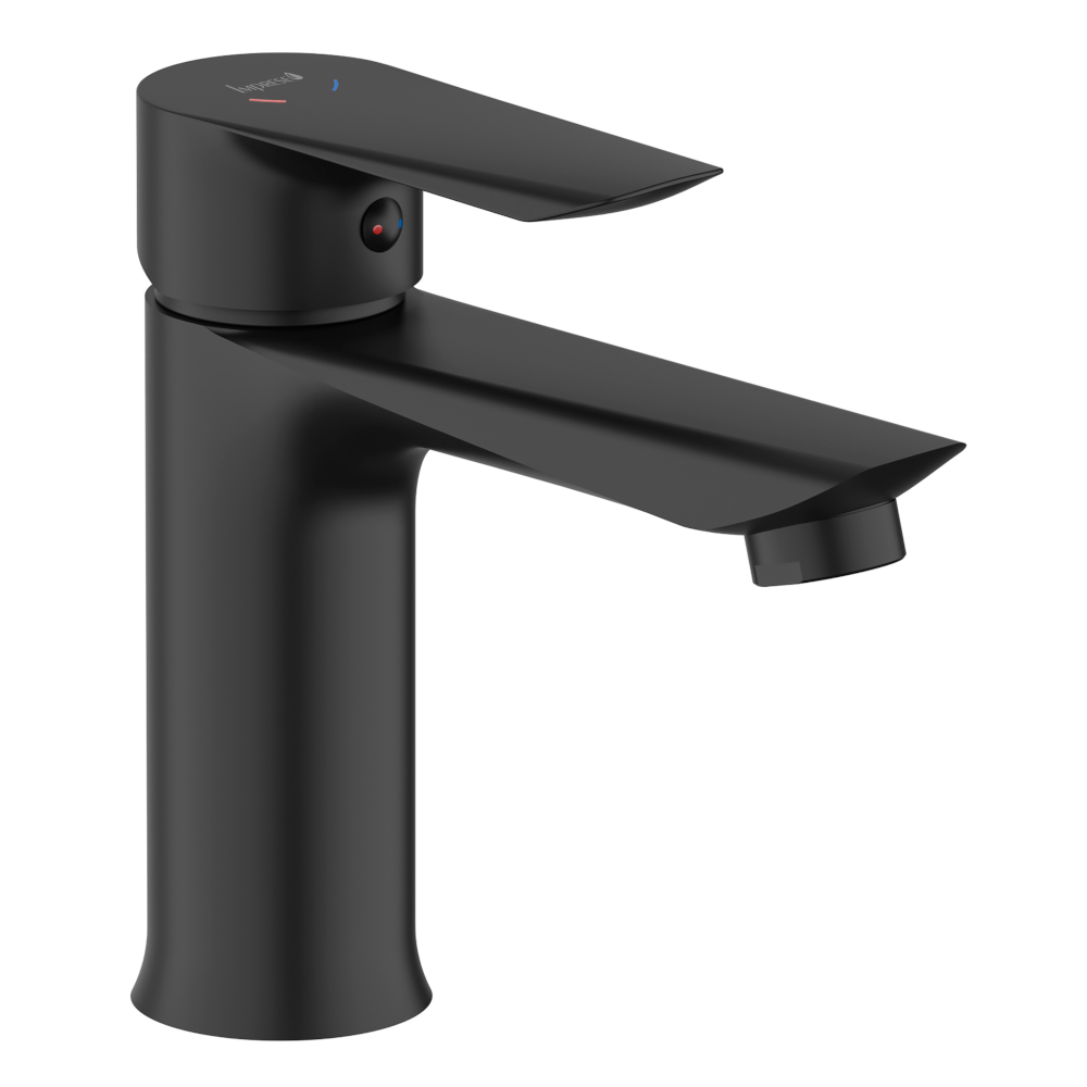 Змішувач для умивальника IMPRESE VACLAV чорний мат, 35 мм Київ - фото 1