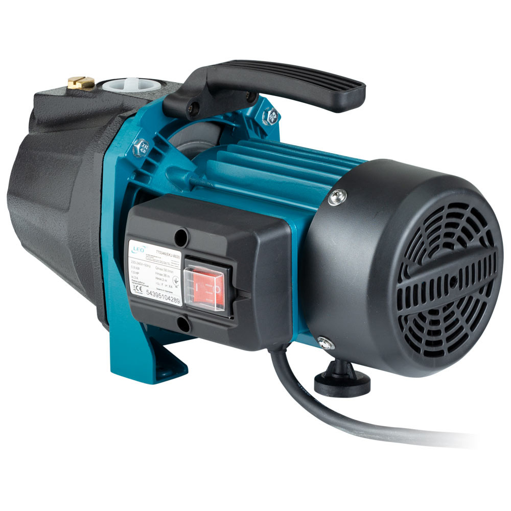 LEO Насос центробежный самовсасывающий 0.8кВт Hmax 38м Qmax 58л/мин LEO EKJ-802I (775346) Коломыя - изображение 7