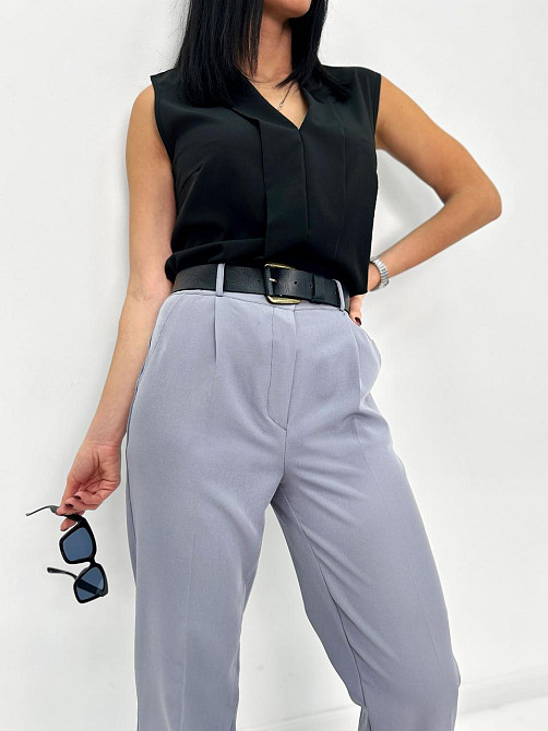 Класичні вкорочені брюки "Prime" оптом | Батал Київ - фото 6