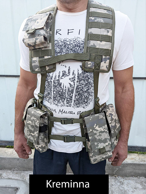 Розвантажувальна система РПС (ременно-плечова система), розвантажувальний пояс ЗСУ, тактичне розвант Днепр - изображение 2