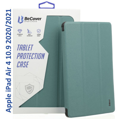 Чехол для планшета BeCover Tri Fold Hard Apple iPad Air 4 10.9 2020/2021 Dark Green (709659) (709659) Винница - изображение 1