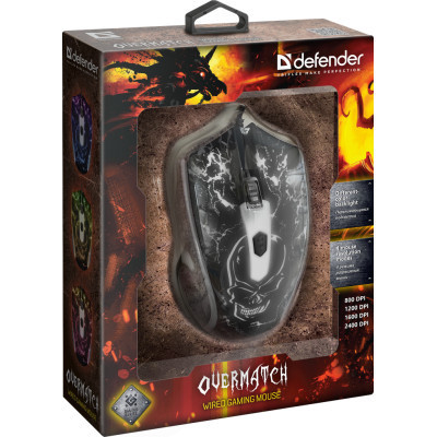 Мишка Defender Overmatch GM-069 USB Black (52069) Вінниця - фото 4