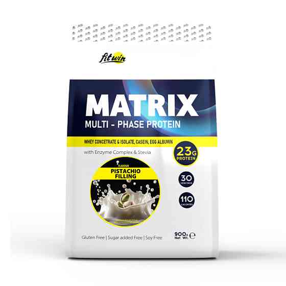 Комплексный протеин FitWin Matrix Multi-Phase Protein 900 гр Фисташковая начинка Киев