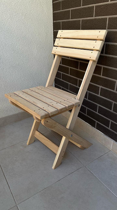 Стілець розкладний 35х40 - Ясен Киев - изображение 5