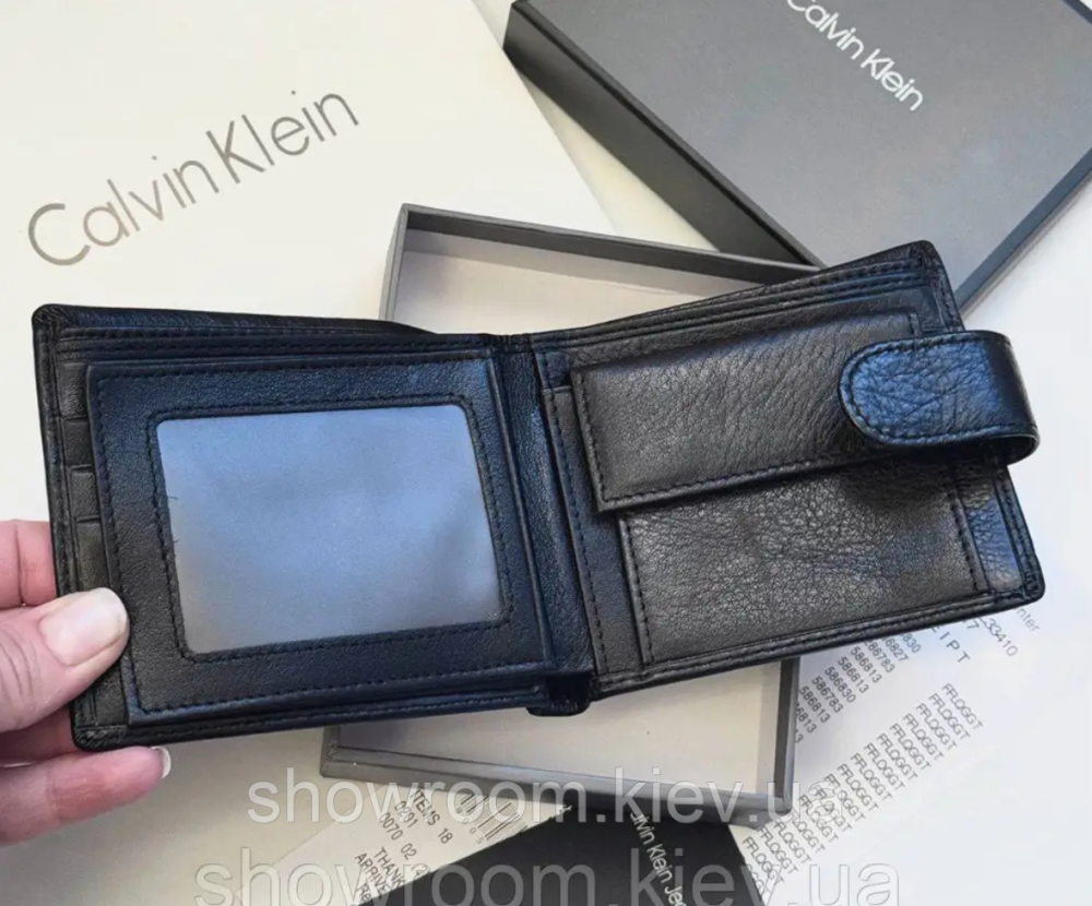 Мужское кожаное портмоне с монетницей (208А) подарочная упаковка Киев - изображение 4