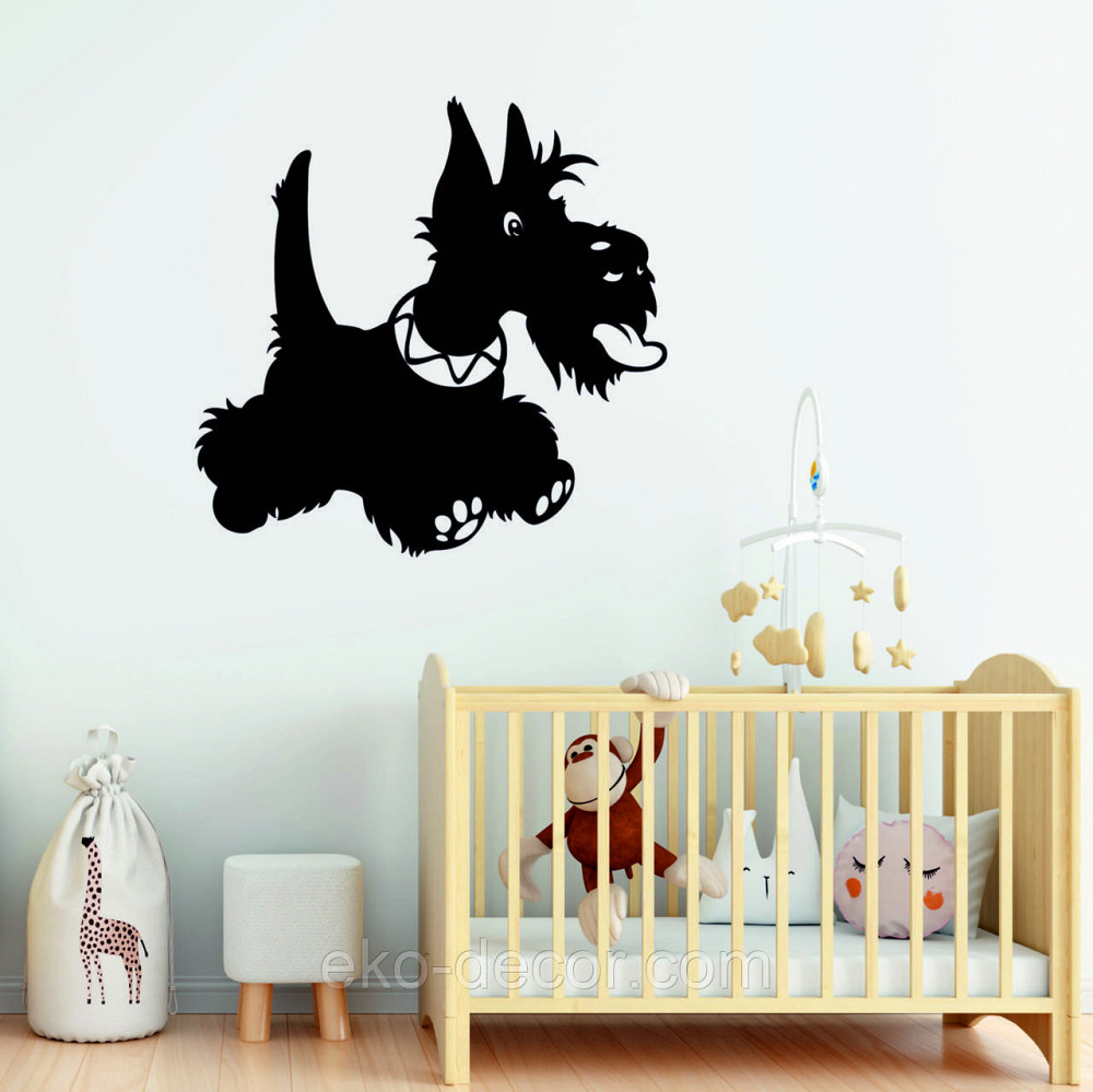 Декоративное настенное Панно «Шотланский терьер», Декор на стену Киев - изображение 4