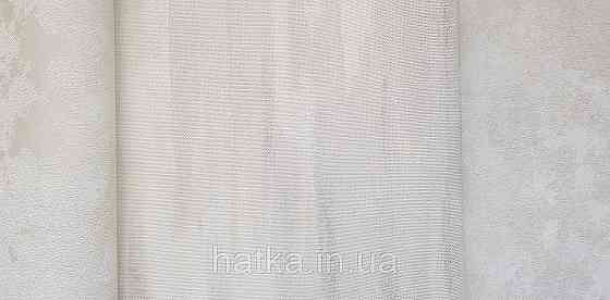 Шпалери вінілові на флізеліні Grandeco Ameli абстракція смуги розмиті світло-сірі білі Київ
