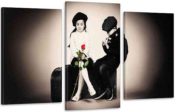 Модульная картина Дети 2  (53x100см)  Art-66_3 Киев