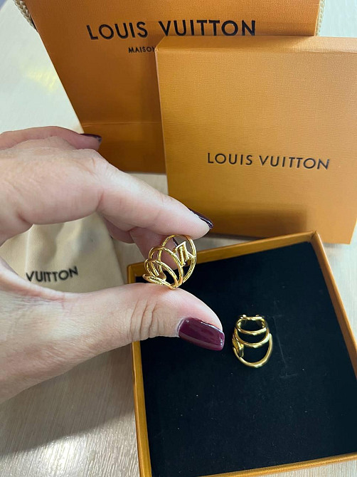 Луї Віттон кафі / Louis Vuitton кафі 2 шт. у позолоті Одеса - фото 2