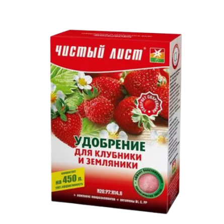 Добриво для полуниці та суниці мінеральне 300гр (кристал) Квітофор Чистий лист Житомир