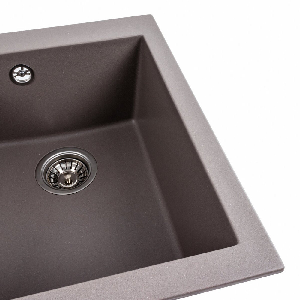 VALESO Гранітна мийка для кухні VALESO 4150 SOKIL матова Дюна Київ - фото 3