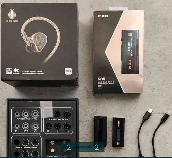 Наушники+ ЦАП : HIDIZS MS3-FllO KA5. Харьков