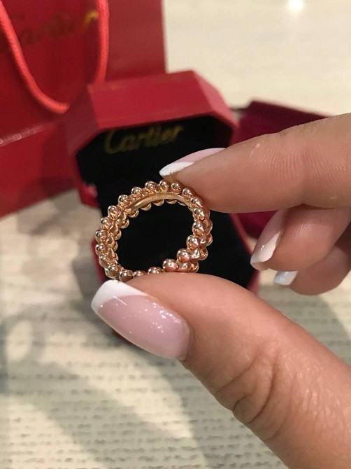 Cartier каблучка  у рожевому золоті Одеса - фото 8
