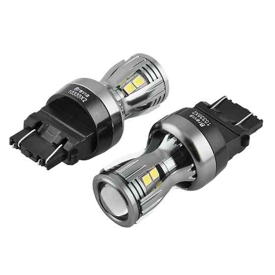 Автолампа Brevia PowerPro LED P27/7W (3157) 350Lm 14x2835SMD 12/24V CANbus, 2шт Львів
