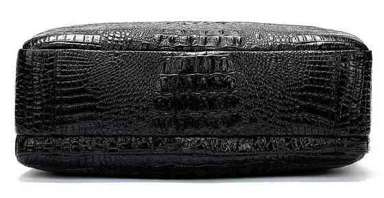 Сумка для ноутбука с тиснением под рептилию Vintage 14718 Черная Киев
