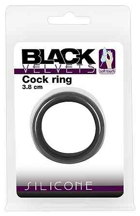 Ерекційне кільце - Black Velvets Cock Ring, 3.8 см Sex Aura Київ