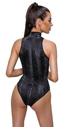 Спокусливе боді Cottelli Collection Body Snake black 2643111 - L Sex Aura Київ