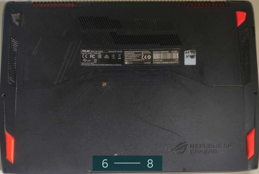 Ноутбук ASUS ROG Strix GL502/ i7-6700HQ/ DDR4 16Gb/ GTX 1070 8Gb. Київ - фото 6