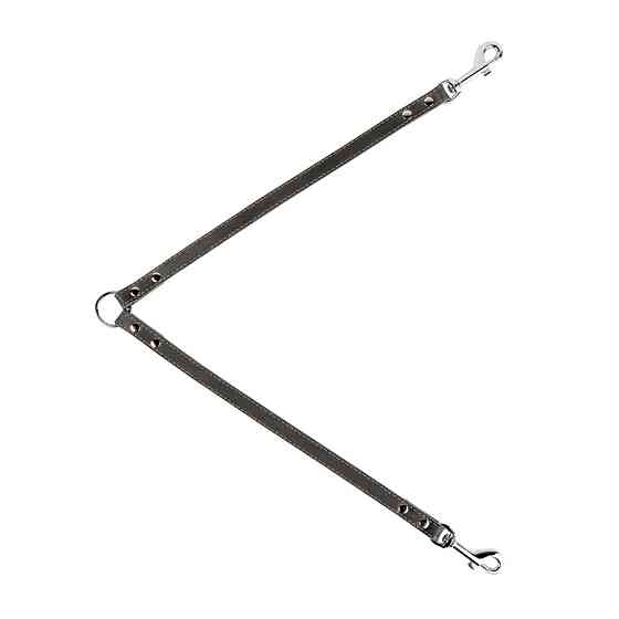 Повідець-спарка "CoLLaR" (ширина 14 мм, довжина 40 см) чорний Коломыя