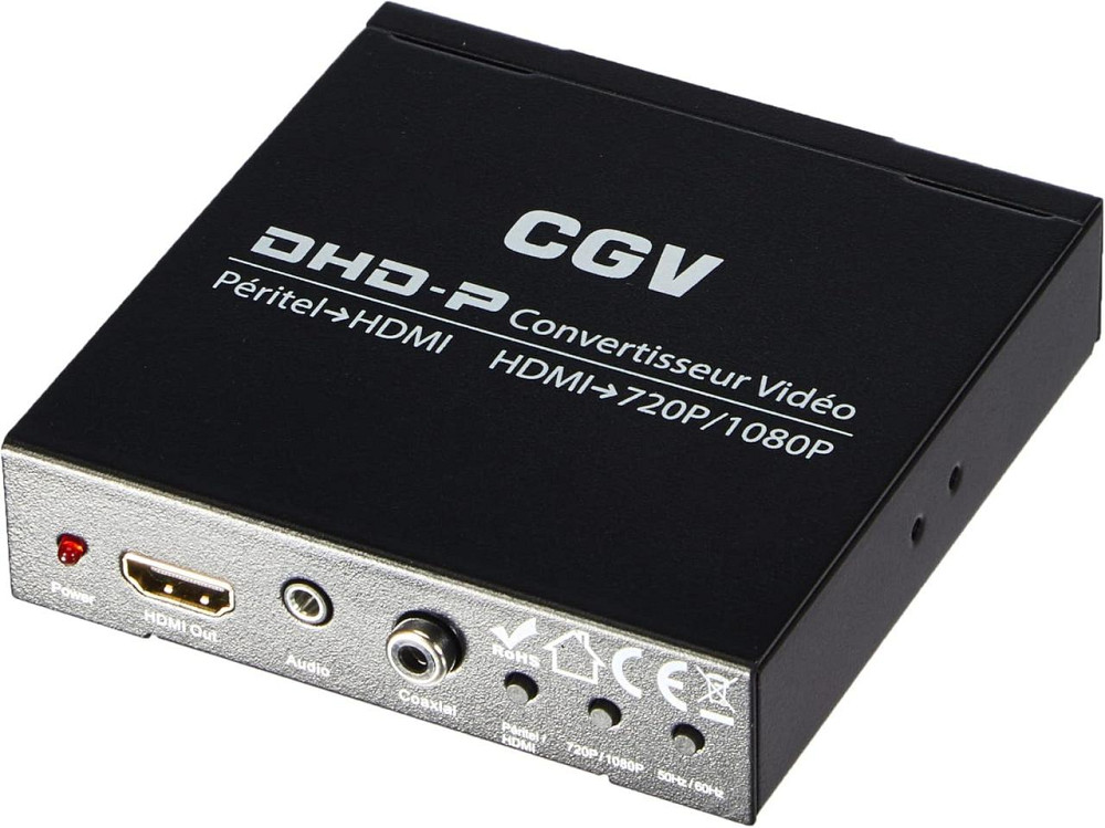 Конвертер DHD-P SCART на HDMI, преобразователь аналогового видео в цифровой до 1080p, с цифровым аудиовыходом Киев - изображение 1