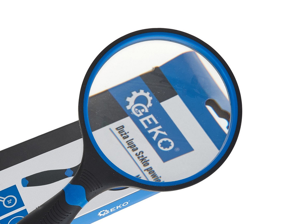 Лупа "GeKo"  3x (3-кратна), діаметр скла 100мм, загальна довжина 225мм Київ - фото 5