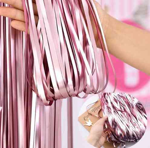 Дощик для фотозони матовий 3 м на 1 м рожевий Київ