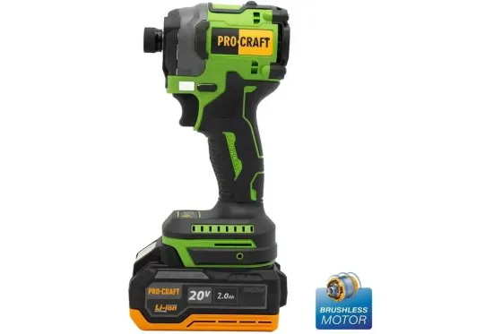 Гвинтоверт безщітковий акумуляторний Procraft PS20 – 1 АКБ 2 А·год, Li-Ion, Німеччина, гарантія 36 міс Львів