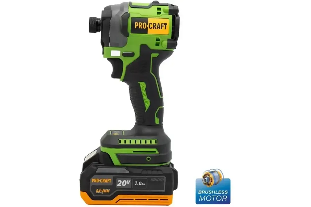 Гвинтоверт безщітковий акумуляторний Procraft PS20 – 1 АКБ 2 А·год, Li-Ion, Німеччина, гарантія 36 міс Львів - фото 1