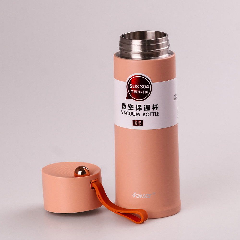 Термос из нержавеющей стали 450 мл Розовый YLS80157P Киев - изображение 3