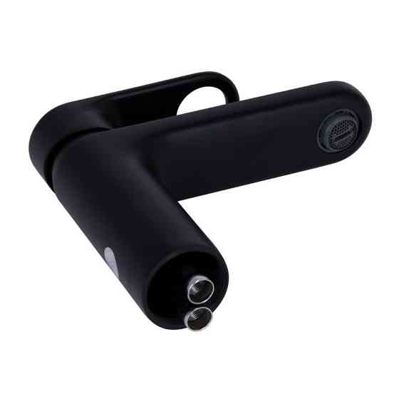 Змішувач для раковини Qtap Jay QTJAY270BLM45545 (k35), одноважільний, низький, Black Matt Харків