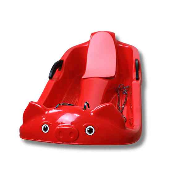 Санки пластиковые с тормозами Prime Sport Snow Rider красные Киев