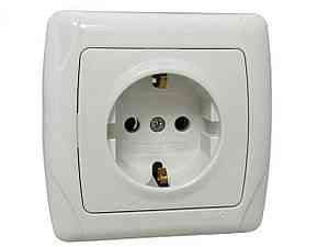 CARMEN Розетка із заземленням біла Viko Харків