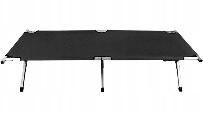 Туристическая Раскладушка алюминиевая 189х70 см с сумкой Trizand (23190) Black Нововолынск - изображение 3