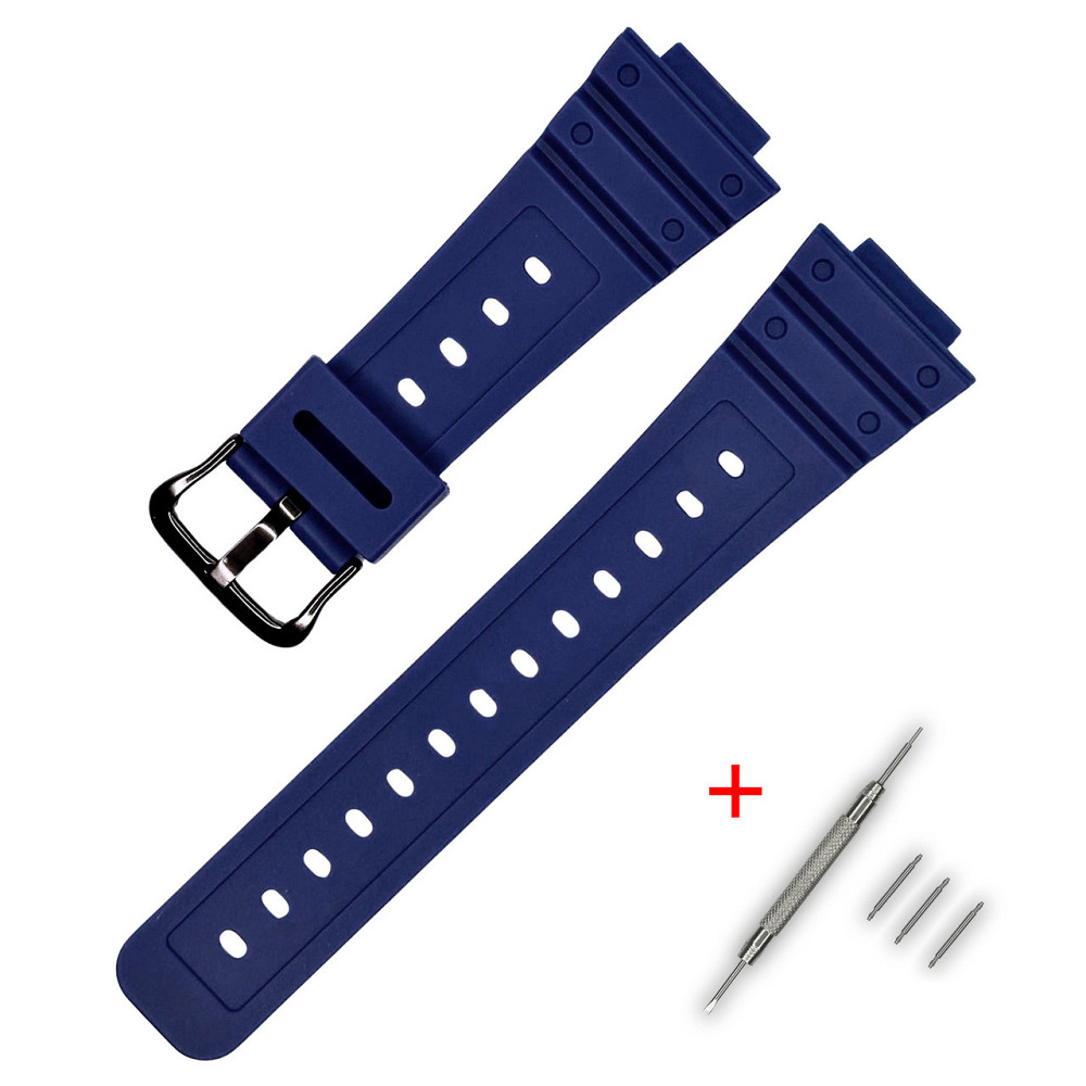 Ремешок для Casio G-Shock DW-5600 B Dark Blue BK SBR Киев - изображение 1