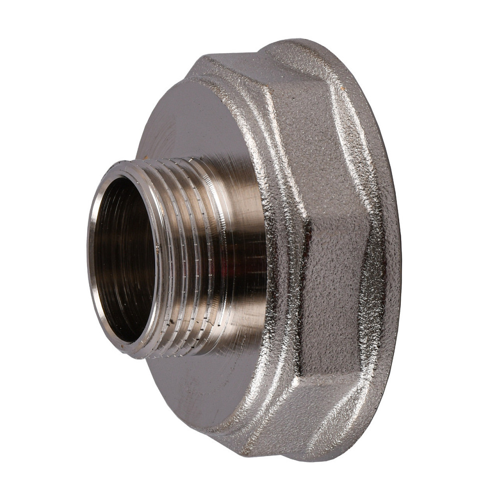 Редукційний перехідник 2"х1 Н нікельований восьмигранний NK853O OPTIMUM Київ - фото 1