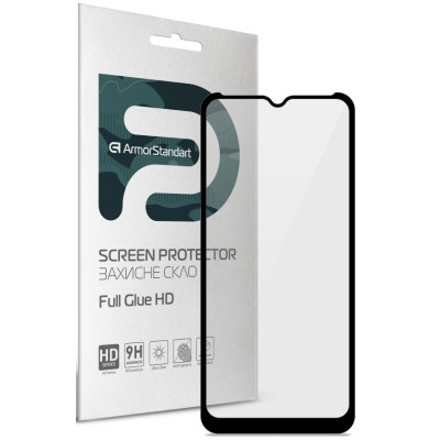 Стекло защитное Armorstandart Full Glue HD Xiaomi Redmi A1 / A1+ / Poco C50 Black (ARM64873) Винница - изображение 1