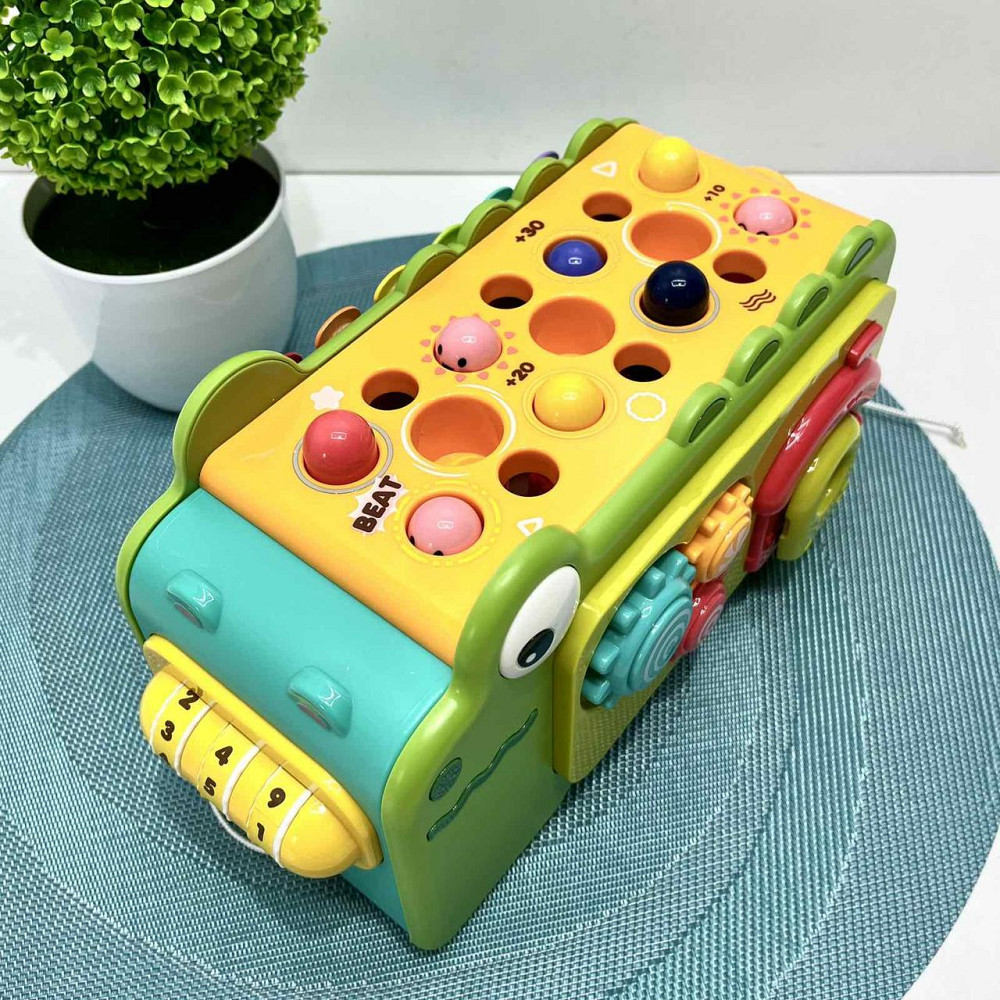 Гра Крокодил рибалка бізіборд каталка на шнурку 27см (831) Чернігів - фото 6