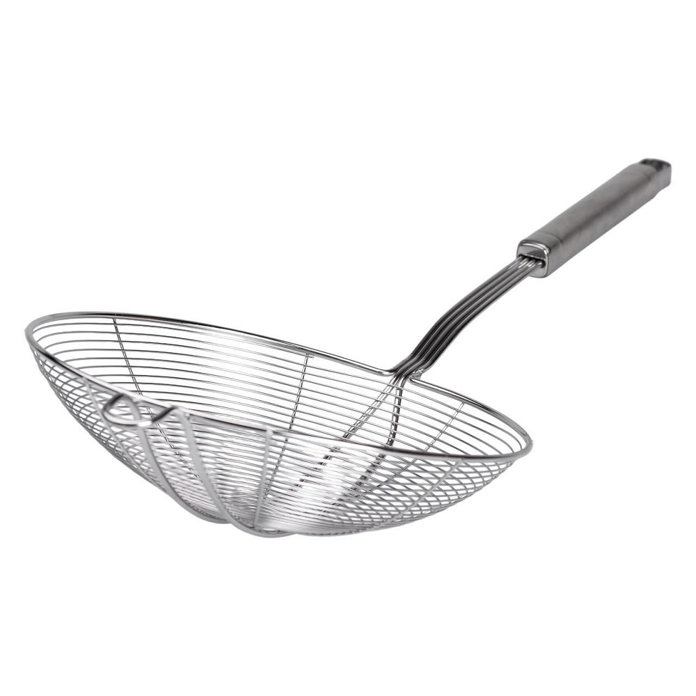 Шумовка из нержавеющей стали с ручкой Ø 14 см для фритюра HP-19-16-14CM Киев - изображение 2