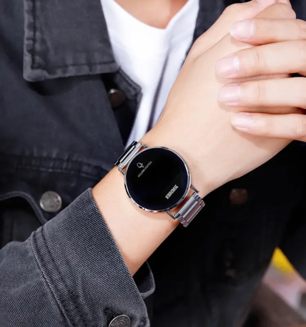 Наручний годинник Skmei Light 1550 (Чоловічий сріблястий) Вінниця - фото 5